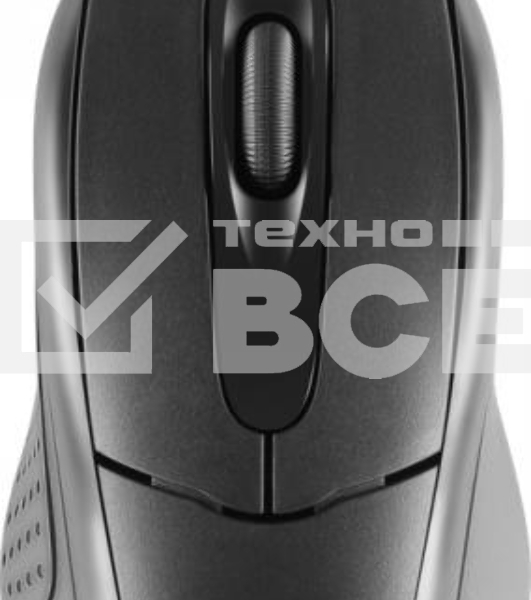 Мышь проводная Defender Standard MB-580 черный, 1000 dpi, USB, кнопки - 3
