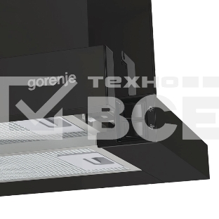 Вытяжка встраиваемая Gorenje TH606E7B черный управление: кнопочное (1 мотор)