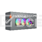 Система охлаждения PCCooler DA360 Pro ARGB BK (300W, 360mm, Black, ARGB/ Fans: 3x120mm, 75.8CFM, 33.7dBA, 2200RPM/ Pump height 57mm, 28dBA, 3000RPM, Rad thickness 27mm/ S: 1851, 1700, 1200, 20XX, 115X, AM5, AM4), фото 1