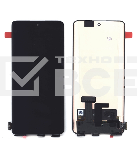 Дисплей для Realme 11 Pro 5G (RMX3771), 11 Pro Plus 5G (RMX3741) в сборе с тачскрином черный