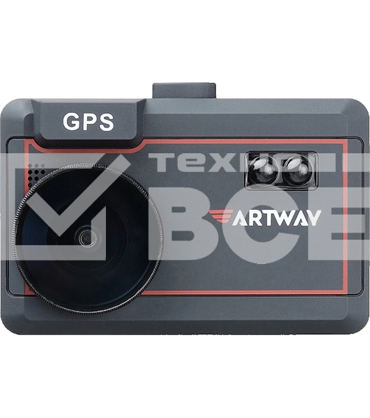 Видеорегистратор с радар-детектором Artway Combo MD-205 GPS черный