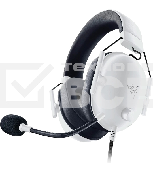 Гарнитура Razer BlackShark V2 X (PlayStation Licensed) - White Headset/ Razer BlackShark V2 X (PlayStation Licensed) - White Headset