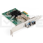 Комплект: Сетевой адаптер SFP ExeGate EXE-82576-F2 + 2xТрансивер Single-Mode до 20км ExeGate EXT-1G-SM1310-LC2-20KM (EX296229RUS: PCI-E x1 v2.0, порты 2x SFP (10/100/1000Mb/s), Gigabit Server NIC Intel Chipset 82576-F2 + 2xEX298328RUS: Tx:1310/Rx:1310 нм,, фото3