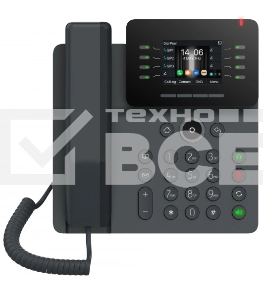 Телефон IP Fanvil V63 черный (упак.:10шт)