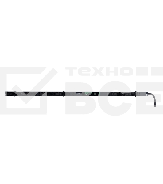 БРП Uniprom, с мониторингом, 0U, 400В, 3Ф, 32A, 36xC13 12xC19, 3м кабель, IEC309