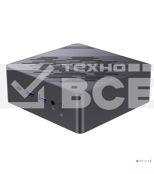 Компьютер Chuwi AuBox AMD Ryzen AI 9 365(2Ghz)/32768Mb/1024PCISSDGb/Int:AMD Radeon 880M/BT/WiFi/war 1y/0.74kg/Gold+Black/Win11Pro + Aluminum+plastic/RAM slot*2/bracket/USB2.0*1/USB3.2*2/USB3.0*1/Type-C*2/HDMI*1/DP*1/RJ45*2/WIFI6/BT5