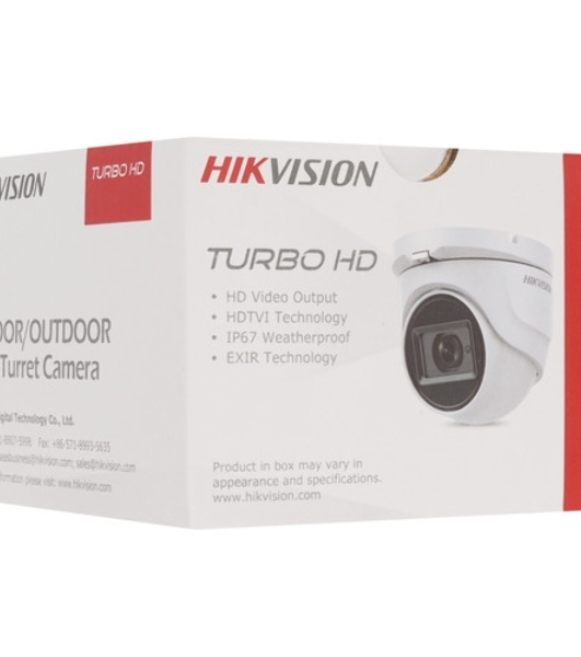 Камера видеонаблюдения Hikvision DS-2CE76H8T-ITMF 3.6-3.6мм цветная корп.:белый