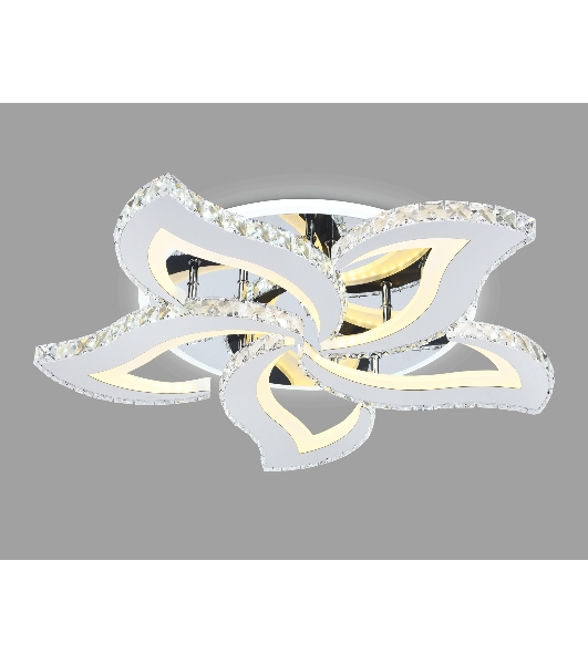 Управляемый светодиодный светильник Ambrella light FA1723/5 CH хром 105W 3000K/4200K/6400K 550*540*90 (ПДУ РАДИО 2.4G)