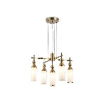 Люстра Ambrella light LH55276/5 BS/FR латунь/белый матовый E14*5 max 40W D520*1390, фото10