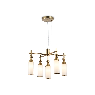 Люстра Ambrella light LH55276/5 BS/FR латунь/белый матовый E14*5 max 40W D520*1390