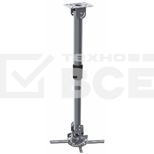 Кронштейн для проектора Cactus CS-VM-PR16L-AL серебристый макс.13.6кг настенный и потолочный поворот и наклон