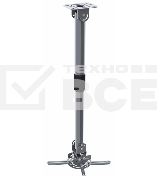 Кронштейн для проектора Cactus CS-VM-PR16L-AL серебристый макс.13.6кг настенный и потолочный поворот и наклон