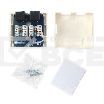 Розетка NA218 RJ-45 кат.6 внешняя 2 порта, 110&Krone, фото2