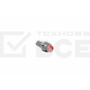 Выключатель-кнопка  250V 1А (2с) (ON)-OFF  Б/Фикс  красная  Micro  Rexant