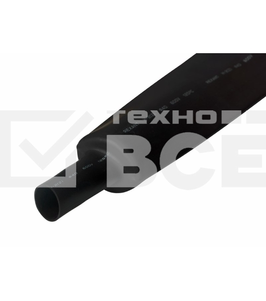 Трубка термоусадочная 30.0/15.0 1м черн. Rexant 23-0006