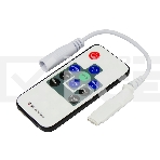 Мини контроллер LED RGB  радио (RF) 10 кнопок 12-24 V/6 А LAMPER, фото 1