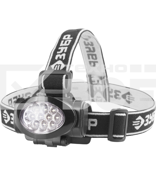 Фонарь Зубр 56438 мастер налобный светодиодный 10ultra led матричный рефлектор 3 режима 3ааа