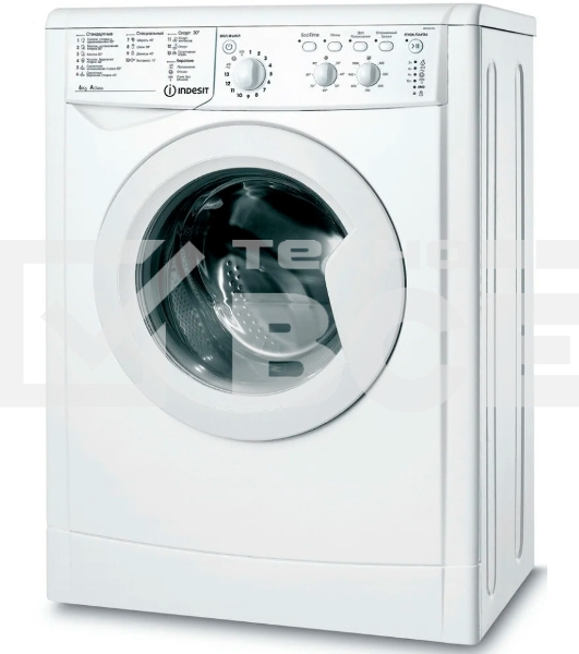 Стиральная машина Indesit IWSC 6105 белый, загрузка фронтальная 6 кг, 1000 об/мин., класс: А