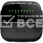 Роутер беспроводной D-Link DSL-2640U/R1A ADSL2+ черный ANNEX B, фото4