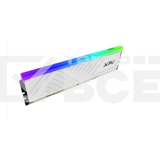 Оперативная память XPG Spectrix D35G, DDR4, 16GB, 3200MHz, CL16, UDIMM, с радиатором, RGB, белый