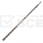 Бур по бетону, двойная спираль, Cobalt W-tip, 22x600 мм, SDS PLUS Denzel, фото3