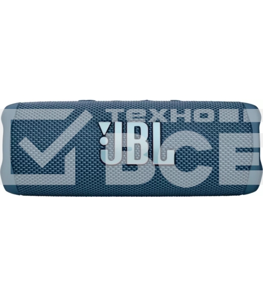 Портативная акустика JBL Flip 6 синий, Bluetooth 5.1, время воспроизведения 12 ч, емкость аккумулятора 4800 mAh, время заряда 2,5 ч, цвет синий