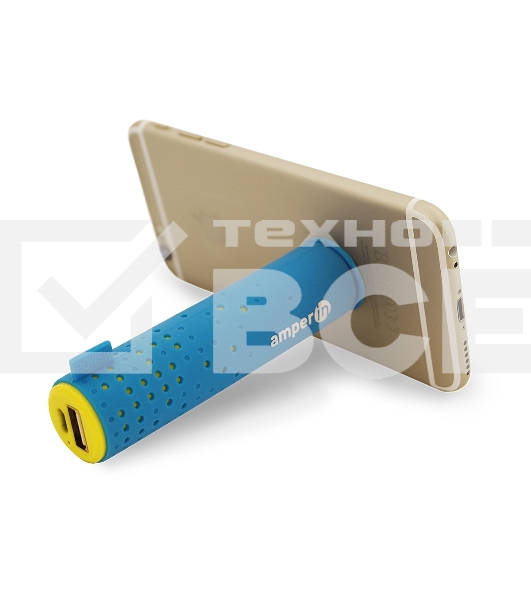 Внешняя аккумуляторная батарея AI-TUBE B 3100mAh (11Wh) голубая Amperin