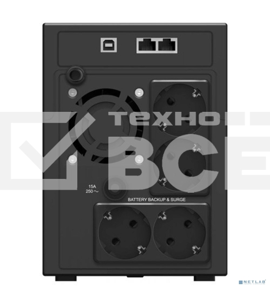 Источник бесперебойного питания Ippon Smart Power Pro II Euro 2200 1200Вт 2200ВА черный