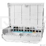 Коммутатор MikroTik netPower 15FR with 800MHz CPU, 256MB RAM, 16 x 10/100Mbps Ethernet ports (15 with Reverse POE-in, 1 with PoE-OUT), 2 x SFP, RouterOS L5 or SwitchOS (dual boot), outdoor enclosure, mounting ki, фото9