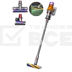 Пылесос вертикальный Dyson V12 Detect Slim Absolute желтый/серый, питание от аккумулятора, 150 Вт, уборка сухая, пылесборник 0.35 л, работа от АКБ max - 60 мин, фото2
