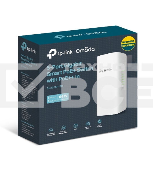 Коммутатор TP-Link SG2005P-PD 5PORT 1000M POE