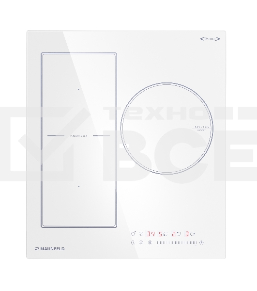 Индукционная варочная панель Maunfeld CVI453SBWH Inverter