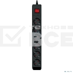 Фильтр SVEN Optima 3,0 м (6 розеток с защитными шторками) черный, цветная коробка, фото8