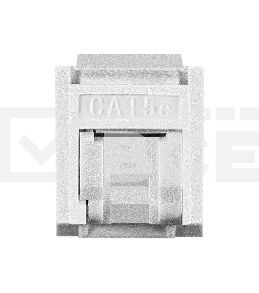 Модуль-вставка Keystone Jack RJ-45 ExeGate KJ-8P8C-U-C5e-180SH-Dual (Кат.5e, неэкранированная, 180 градусов, со шторками, IDC Krone/110)