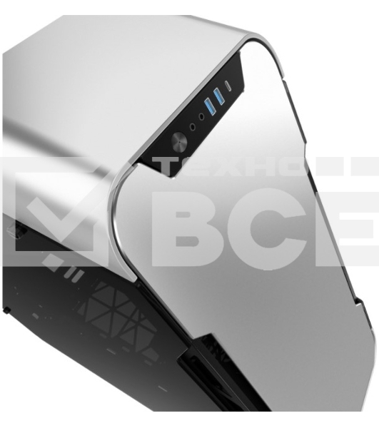 Компьютерный корпус JONSBO TR03-A Silver без БП, боковая панель из закаленного стекла, mini-ITX, micro-ATX, ATX, серебристый