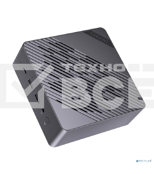 Компьютер Chuwi AuBox AMD Ryzen AI 9 365(2Ghz)/32768Mb/1024PCISSDGb/Int:AMD Radeon 880M/BT/WiFi/war 1y/0.74kg/Gold+Black/Win11Pro + Aluminum+plastic/RAM slot*2/bracket/USB2.0*1/USB3.2*2/USB3.0*1/Type-C*2/HDMI*1/DP*1/RJ45*2/WIFI6/BT5