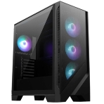 Компьютерный корпус без блока питания Case MSI MAG FORGE 321R AIRFLOW, Midi-Tower, TG, 4x120мм ARGB, 2xUSB 3.2, 1xUSB 3.2 Type-C, ATX, mATX, mITX черный, фото7
