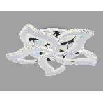 Управляемый светодиодный светильник Ambrella light FA1723/5 CH хром 105W 3000K/4200K/6400K 550*540*90 (ПДУ РАДИО 2.4G), фото 1