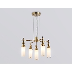Люстра Ambrella light LH55276/5 BS/FR латунь/белый матовый E14*5 max 40W D520*1390, фото9