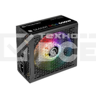 Блок питания Thermaltake Smart RGB (PS-SPR-0500NHSAW), 500Вт, 80 PLUS, 120мм, черный