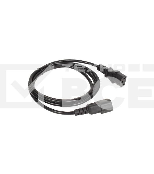 Кабель монитор - компьютер 220V (UPS -> устройство) VCOM <VDE> 3G*0.5mm (CE001-CU)1.8м
