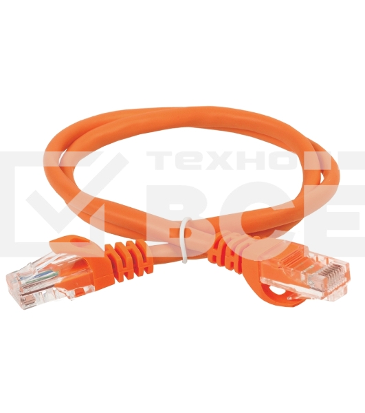 Коммутационный шнур ITK  (патч-корд), кат.5Е UTP, 1,5м, оранжевый