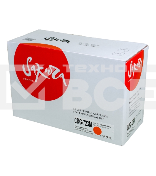 Картридж Sakura CRG723M для Canon LBP7700/7750C/7753/7754, пурпурный, 8500 к.