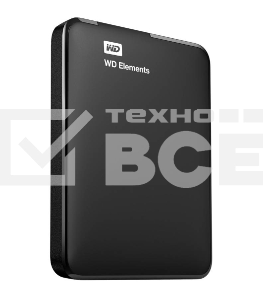 Внешний жесткий диск HDD WD 1Tb Original USB 3.0 WDBUZG0010BBK-WESN Elements Portable 2.5