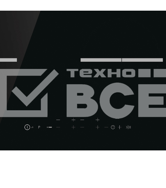Встраиваемая варочная панель Gorenje ECT648ORAB /  Черный, Без рамки, Сенсорное управление, Таймер, Функция PowerZone, Защитная блокировка от детей, Габаритные размеры (вхшхг): 5,4 × 60 × 52 см, Вес (брутто/нетто): 8,2 / 7,7 кг