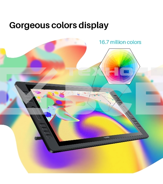 Графический монитор Huion Kamvas Pro 20 (2019), 19.5', 1920x1080, 8192 уровней, HDMI