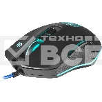 Мышь проводная Defender Sleipnir GM-927 черный, 12800 dpi, USB, кнопки - 6, фото 1