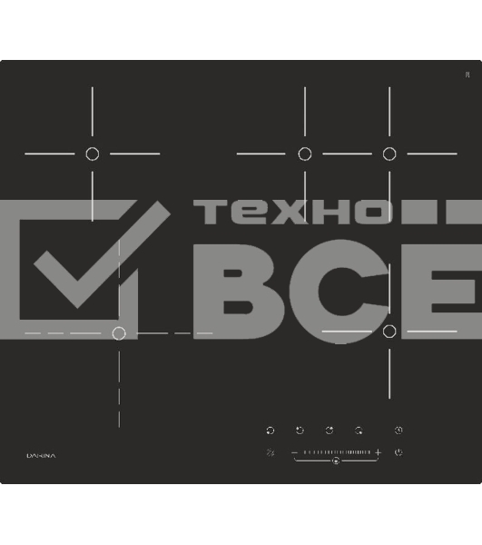 Варочная поверхность Darina PL E329 B черный
