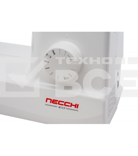 Швейная машина Necchi 4117 14 операций, петля п/автомат , верт.челнок , гарантия 2 года