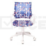 Кресло детское Бюрократ KD-W4 синий крестовина пластик пластик белый, фото5